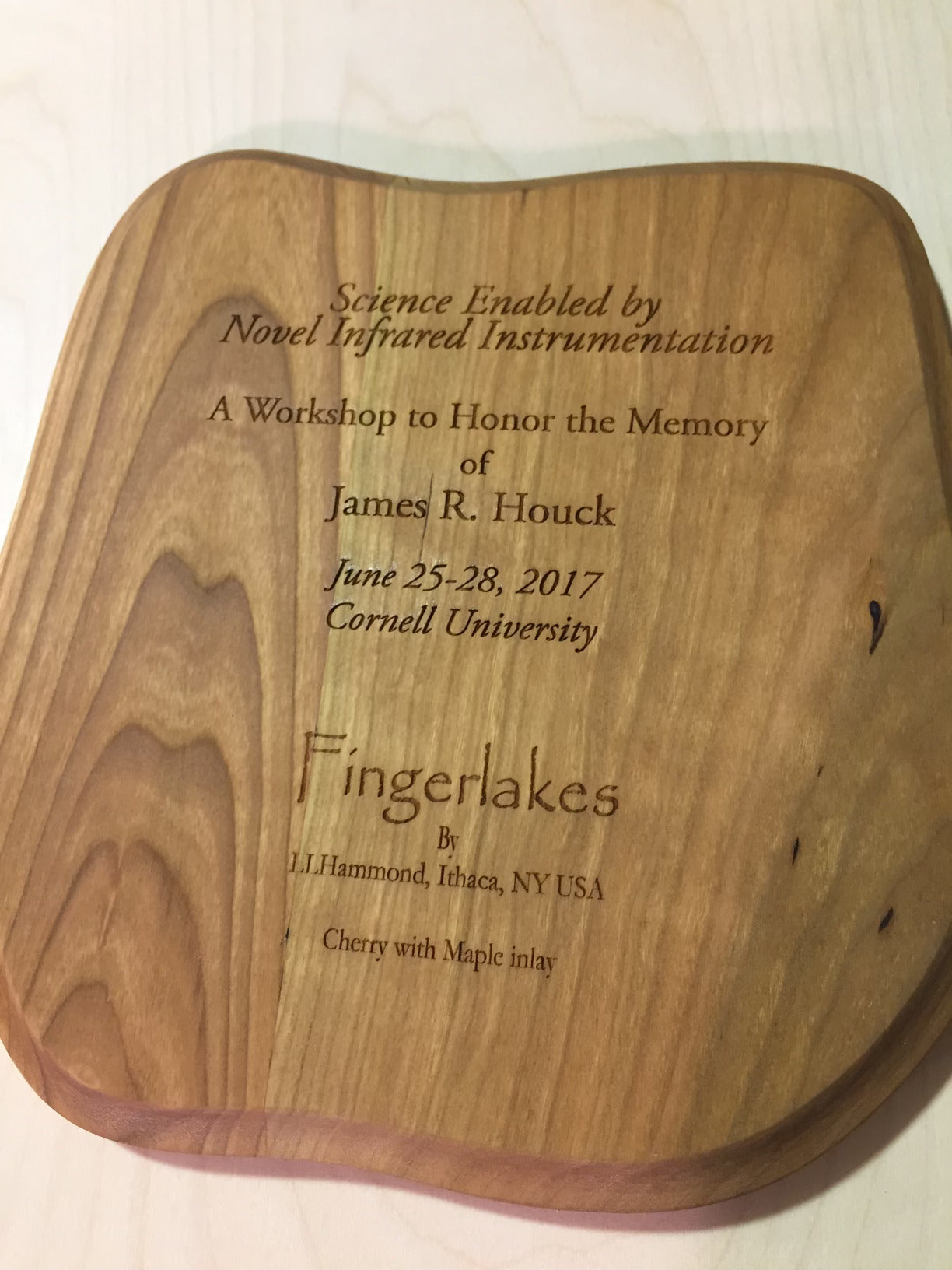 Walnut With Maple Inlay