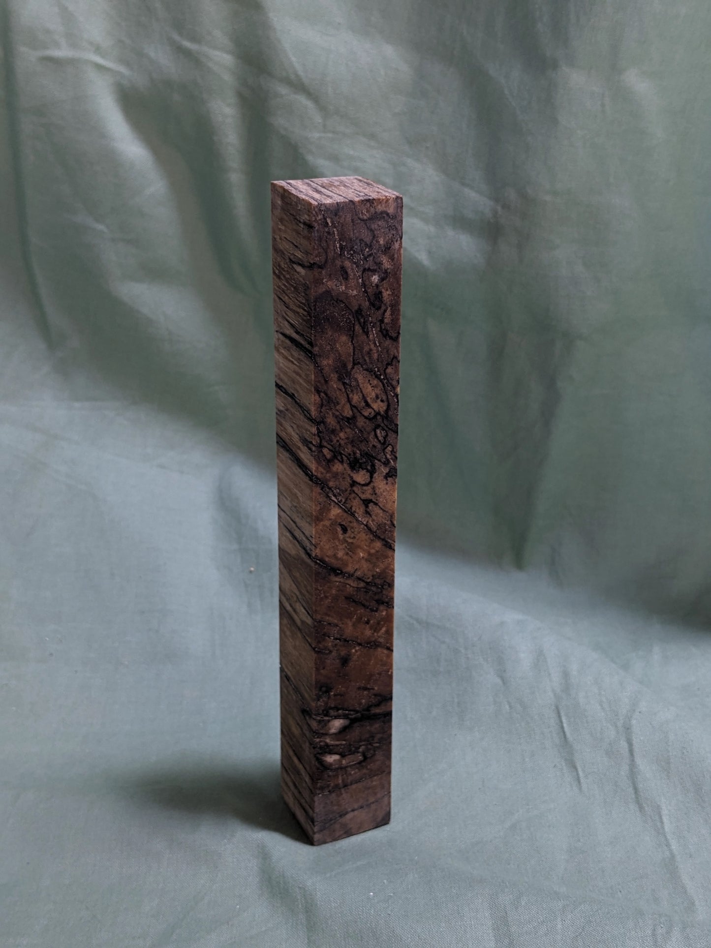 Stabilized Spalted Curly Maple Blank
